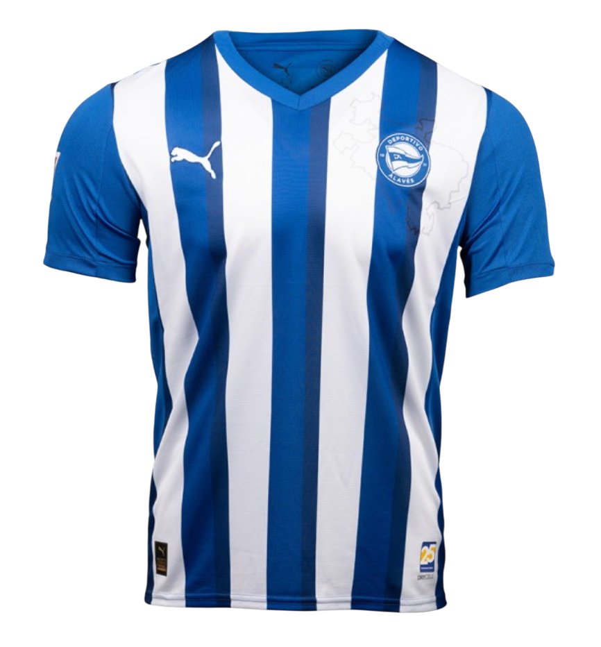Camiseta Alavés 25/26 1ª equipación sin sponsor